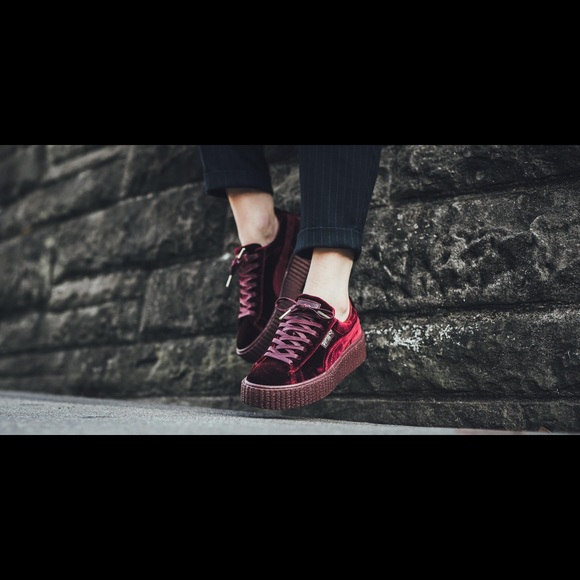 😍 SOLD! SOLD!Puma x Rihanna Fenty Velvet Creepers - Picture 2 of 8